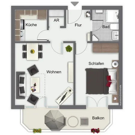 Apartment Waterkant 26 - Strandgut *